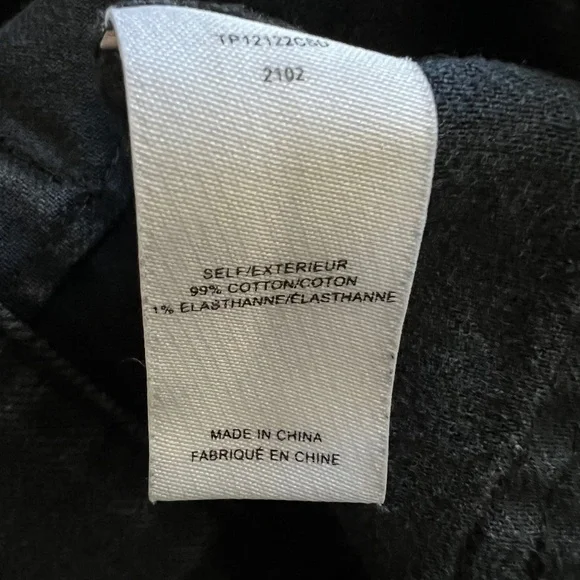 Derek Lam 10 Crosby Alexa High-Rise Tapered Denim Jeans Grey/Black Size 2 EUC - Picture 5 of 8